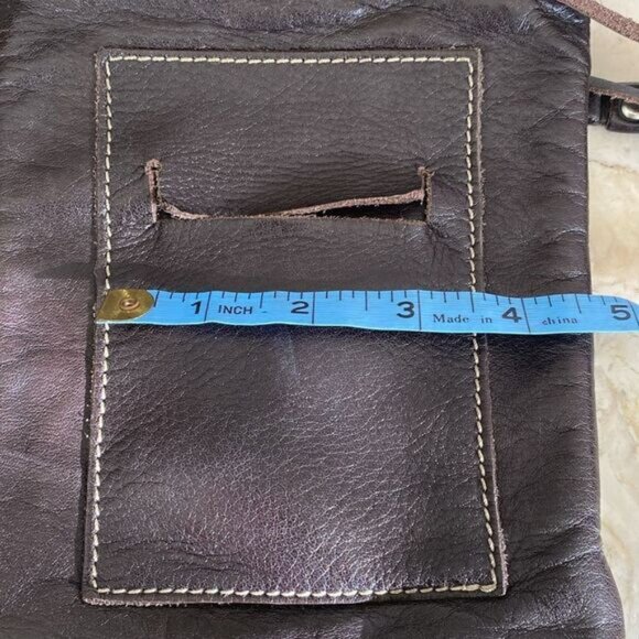 Roots Leather Mini Crossbody Festival Bag - Picture 10 of 12